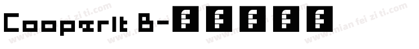 Cooperlt B字体转换